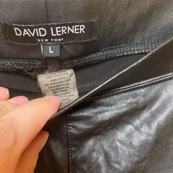 David Lerner Faux Leather leggings - Picture 7 of 10